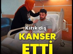 Nişanına tam bir gün kala... Çürük diş k'anser etti!