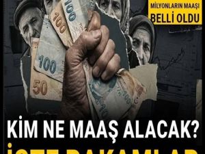 İşte Kalem Kalem tüm maaşlar