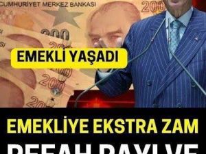 Emekliye Refah Payı Desteği Şimdi Açıklandı..