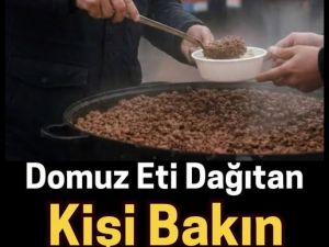 Domuz Eti Dağıtmıştı.