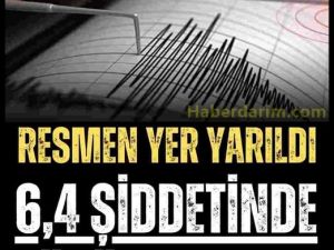 6,5 büyüklüğünde deprem