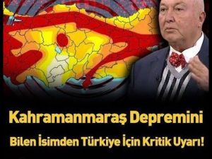 7 büyüklüğünün üzerinde olacak dedi..