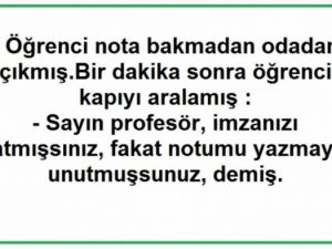 Öğrenci Hocasına Kapak Mahiyetinde Cevaplar Verirse
