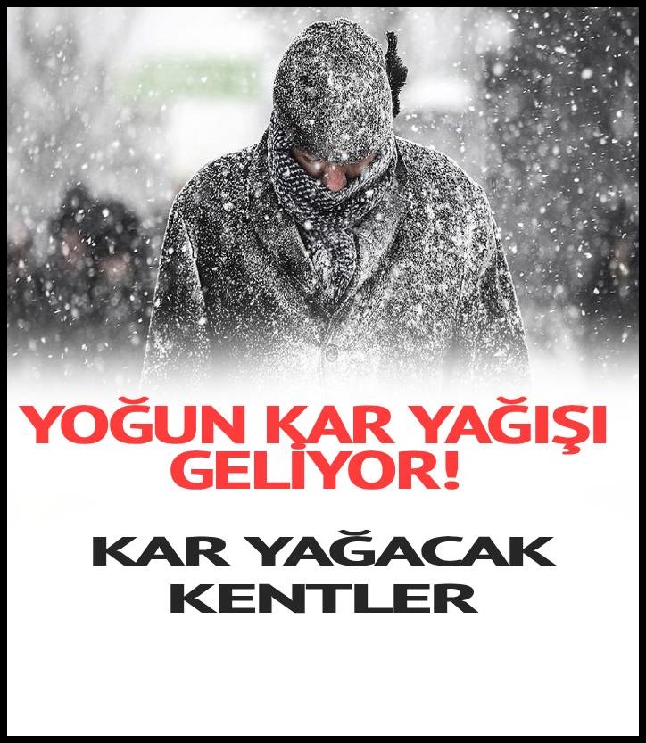 Meteoroloji Bu Hafta Kar Yağacak Kentleri Açıkladı