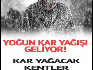 Meteoroloji Bu Hafta Kar Yağacak Kentleri Açıkladı
