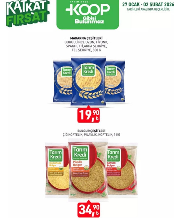 3 Gün sürecek Tarım kredi marketlerinde dev indirim başlıyor. galerisi resim 1