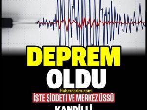 4.9 büyüklüğünde deprem oldu..
