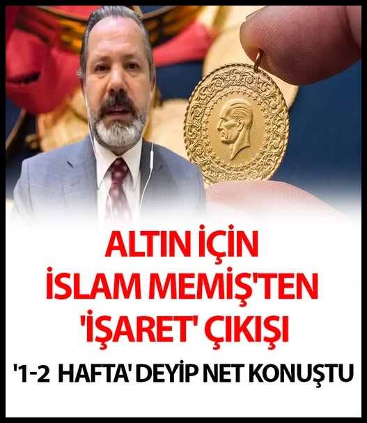 1-2 hafta' deyip net konuştu...