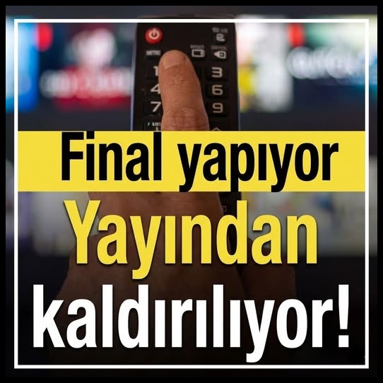 Kanal dizinin fişini çekti!