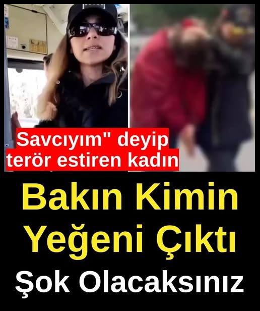 Savcıyım diyen kadın