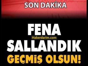 Arka Arkaya Deprem Oldu..