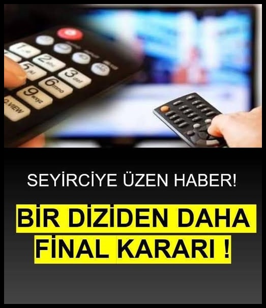 Fenomen dizinin fişi çekildi!