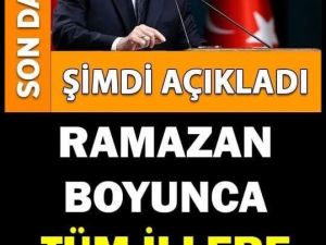 Ramazan Ayında Tüm İllere Yasak Geldi