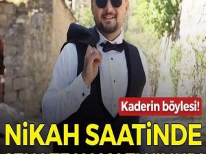 Kaderin böylesi! Bugün nikahı vardı,