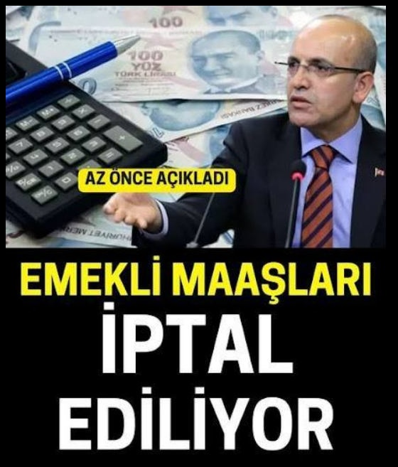 Emekli maaş iptal