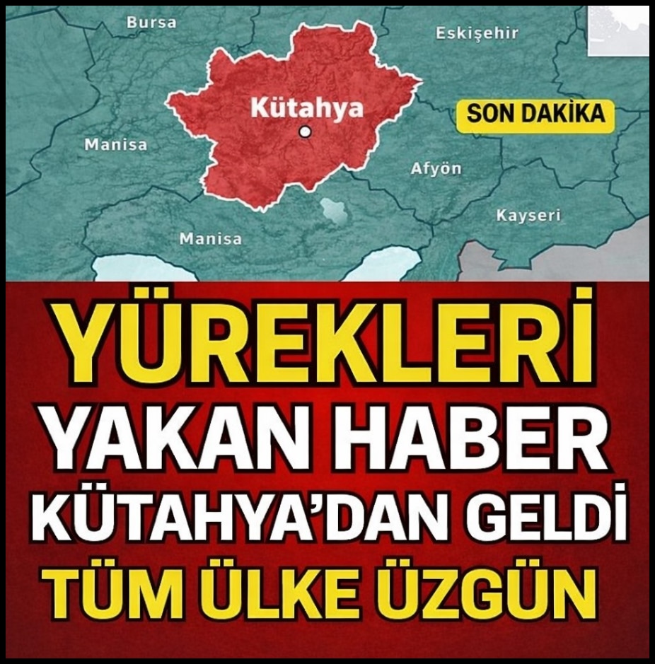 Kütahya'da elim olay