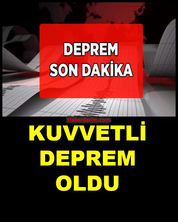 5,3 büyüklüğündeki deprem Oldu