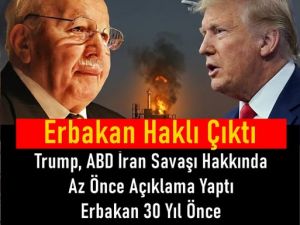 Erbakan İran Açıklaması