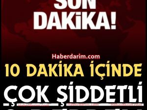 Arka Arkaya Şiddetli 2 deprem