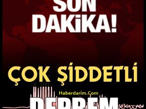 5,8 büyüklüğünde deprem