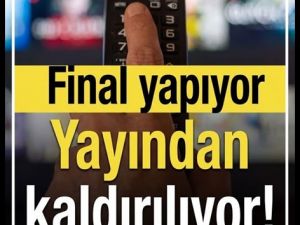 Kanal dizinin fişini çekti