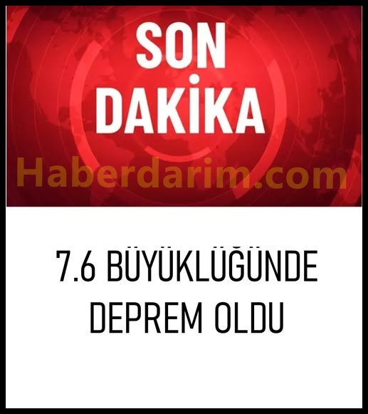 7,3 büyüklüğünde deprem