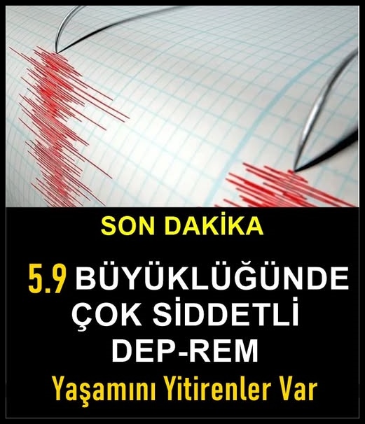 Az Önce Yaşanan Deprem