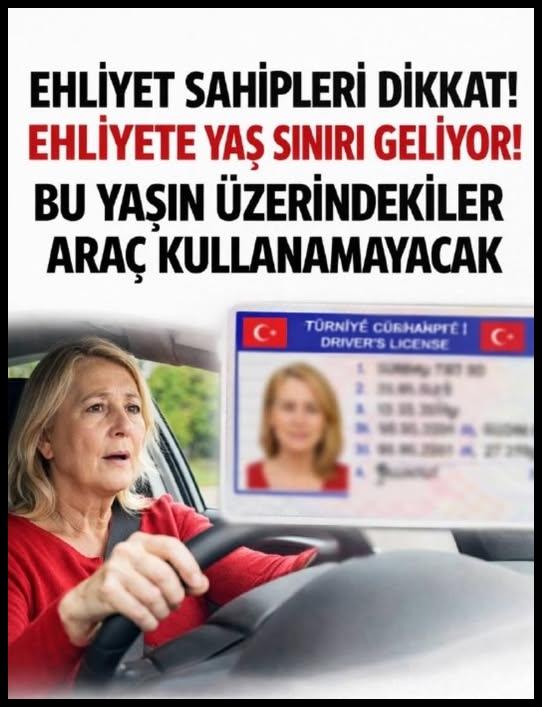 Ehliyette Flaş Değişiklik