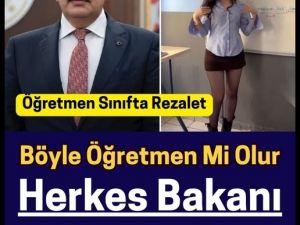 Öğretmenin derste yaptığı