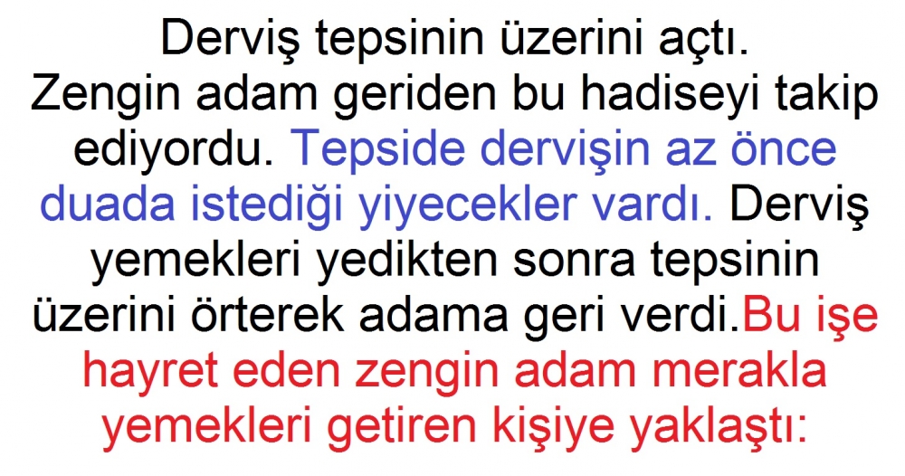 Zengin Adam ve Dervişin İbretlik Hikayesi galerisi resim 4