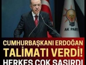 Başkan talimat verdi!