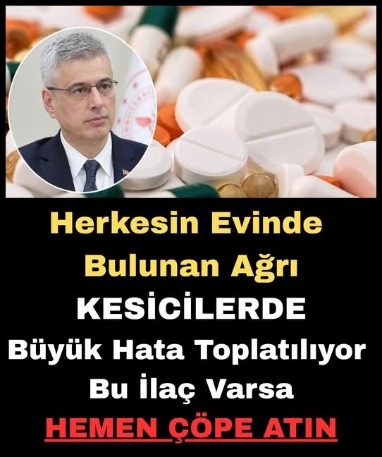 Ağrı kesicide büyük hata!