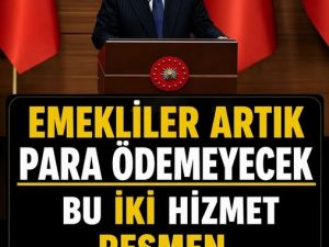 Emekliye ücretsiz oldu