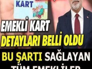 EME'KLİ KARTI DUYURUSU YAPILDI