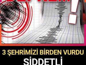 Afaddan Açıklama Şiddetli Deprem Oldu.