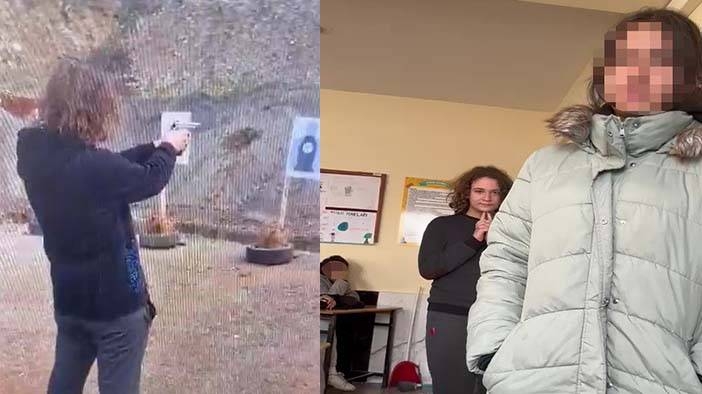 Silahları okula böyle sokmuş.. galerisi resim 4