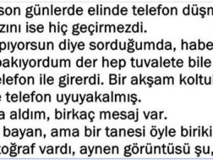 Eşimin cebinde bir şey gördüm ki...