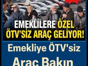 Emeklilere müjde