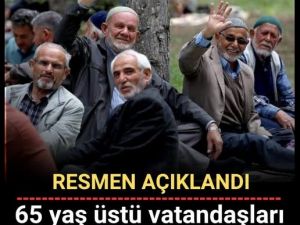 65 yaş üstüne kötü haber.