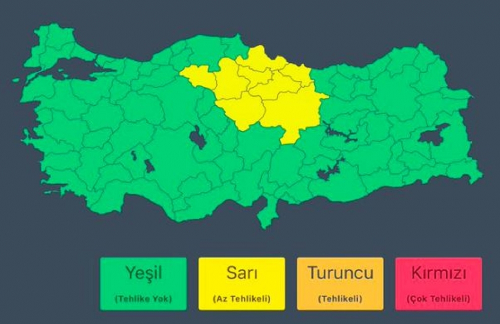 Meteoroloji sarı kodla uyardı galerisi resim 3