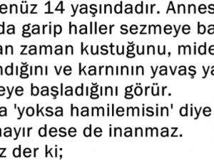 Hamile kalan kızın yaşadıkları