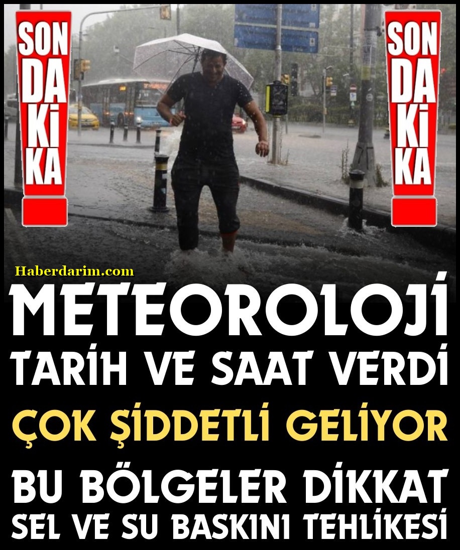 Meteoroloji Genel Müdürlüğü'nden bugün 45 il için sarı kodlu uyarı 