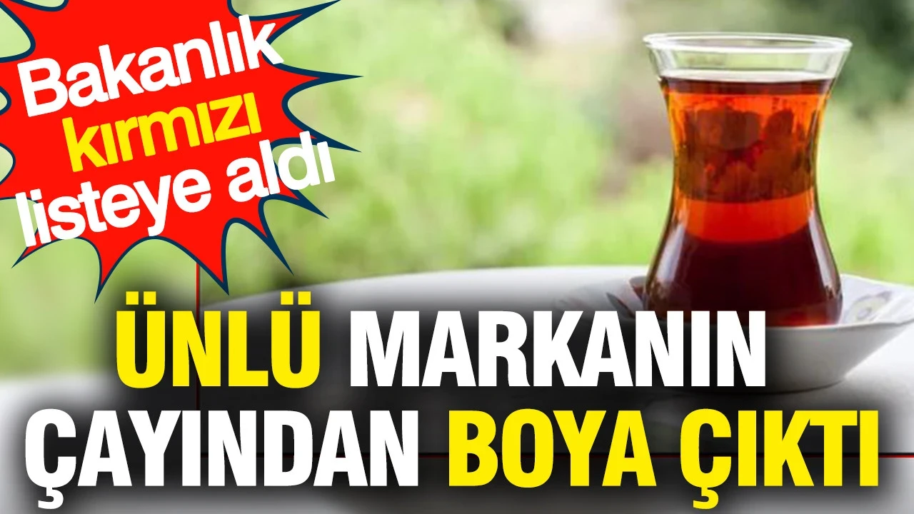 ÇAY MARKALARINDA BOYA ÇIKTI galerisi resim 2