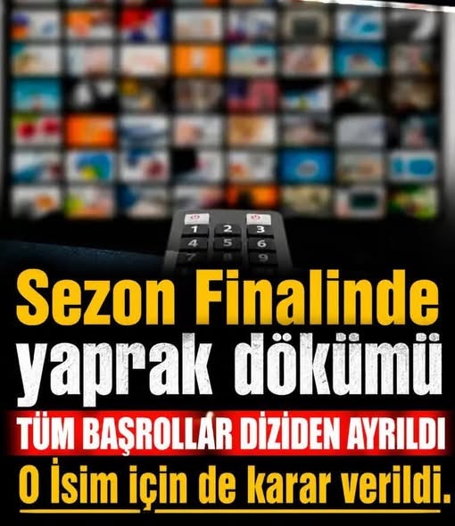 Tüm başroller ayrıldı!