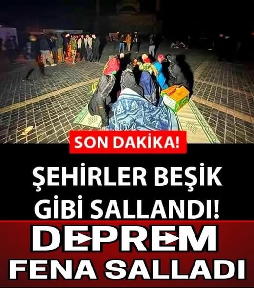 Çevre illerde de hissedilen deprem