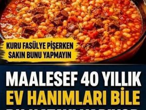 KURU FASULYE PİŞERKEN