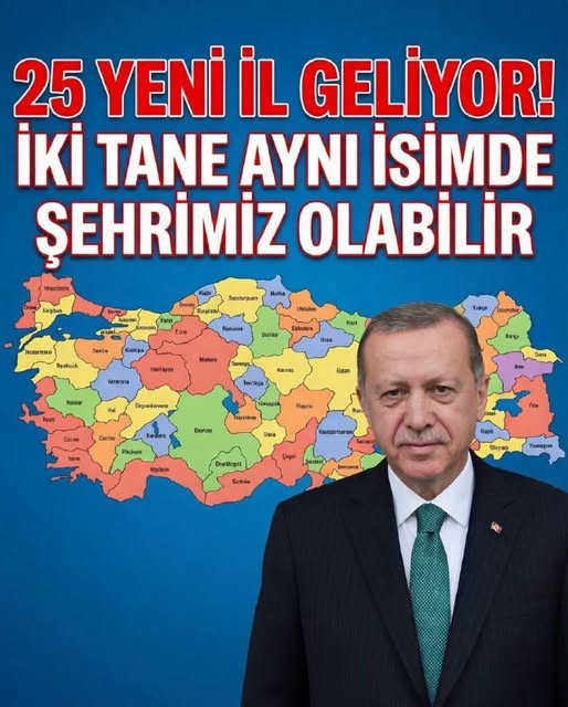 25 yeni il geliyor! galerisi resim 1