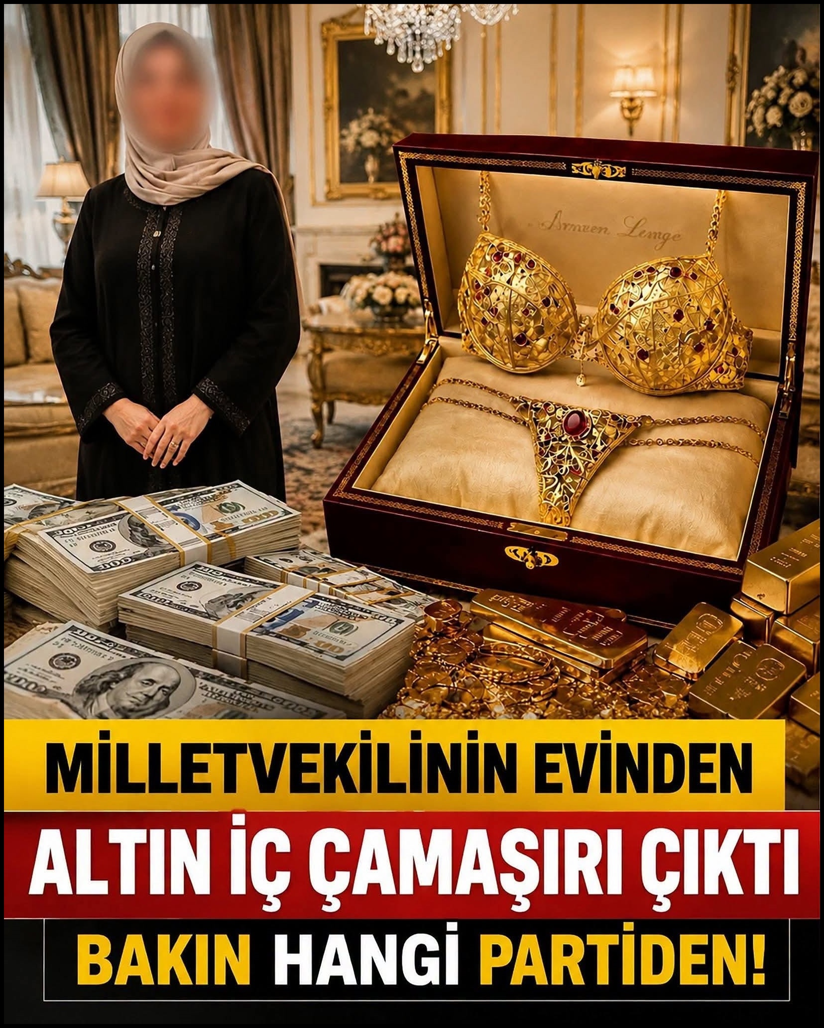 Altın İç Çamaşırı Çıktı