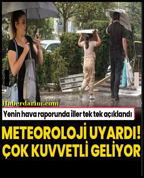 Meteoroloji’den 5 il için bir uyarı daha!