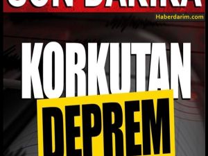 AFAD duyurdu! Deprem Oldu